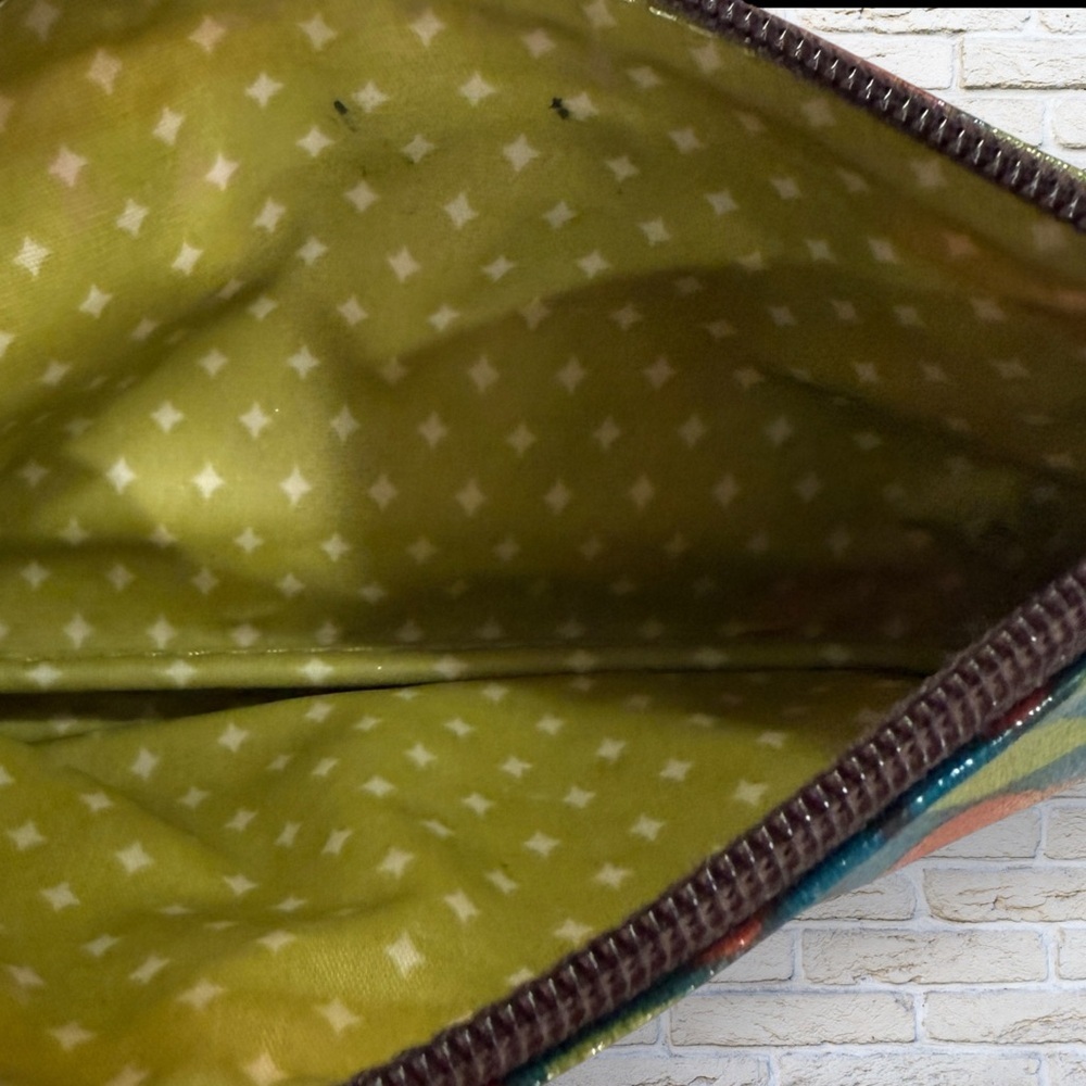 Fossil Colorful Floral Patterned Zipper Pouch - image 4